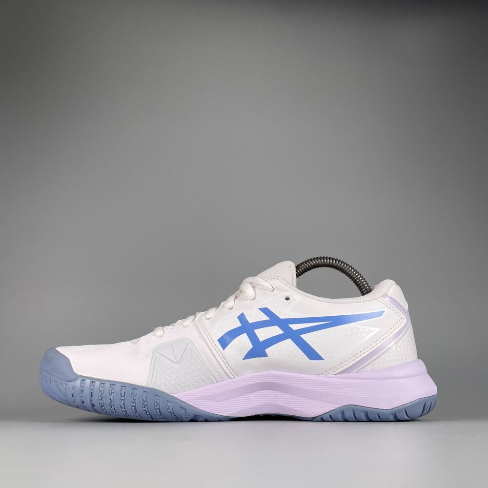 ASICS GEL-Challenger 13 Women's 9.5 White Blue Athletic Shoes Tennis Sneaker EUC - Picture 7 of 9